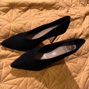 Vince Camuto Black Suede Heels